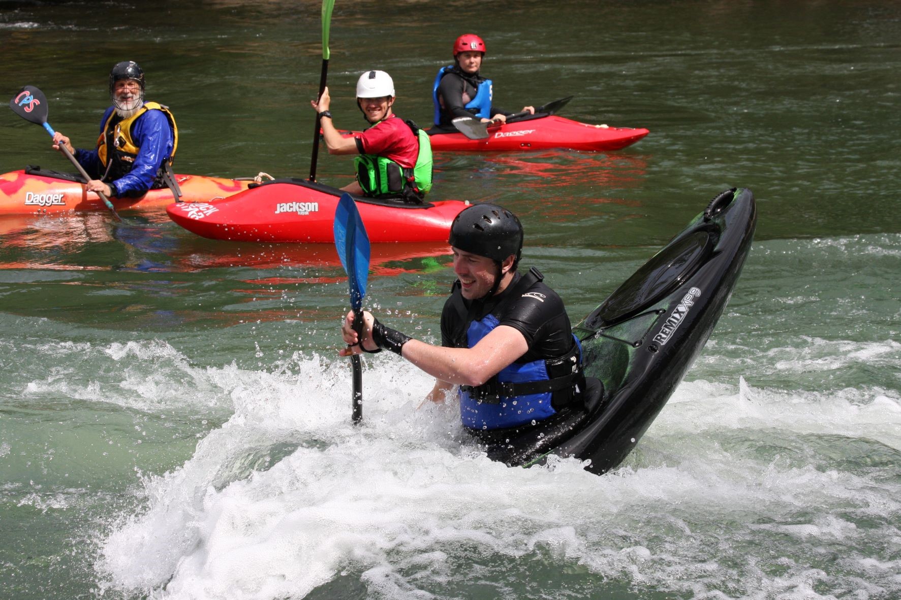 whitewater kayaking