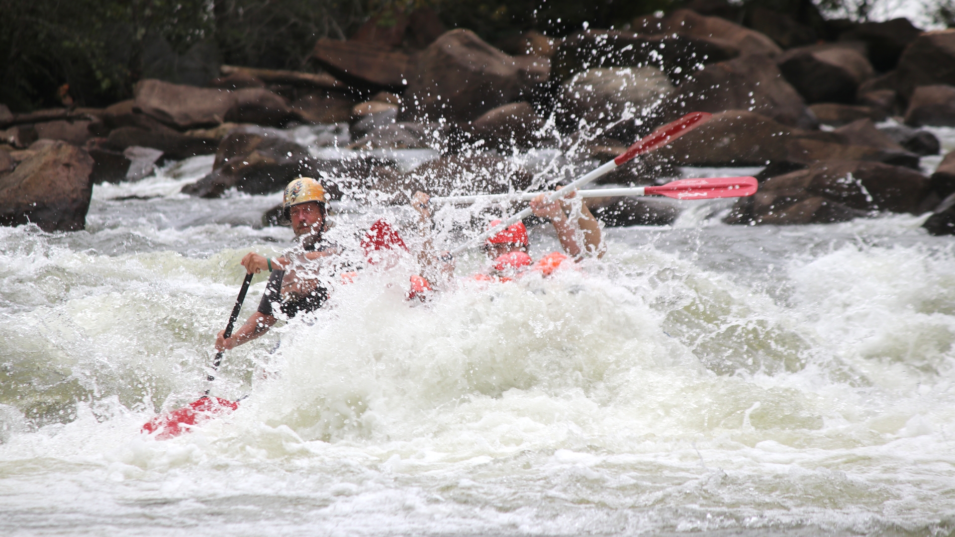 whitewater kayaking