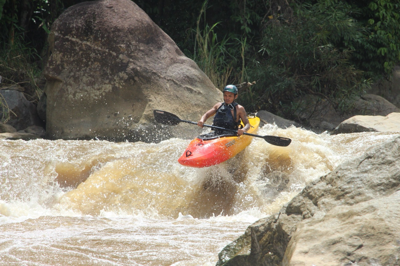 whitewater kayaking