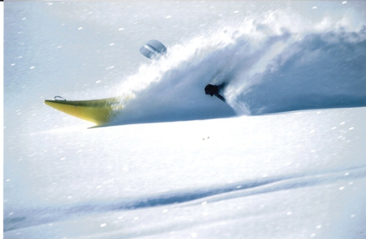 Snow Kayaking