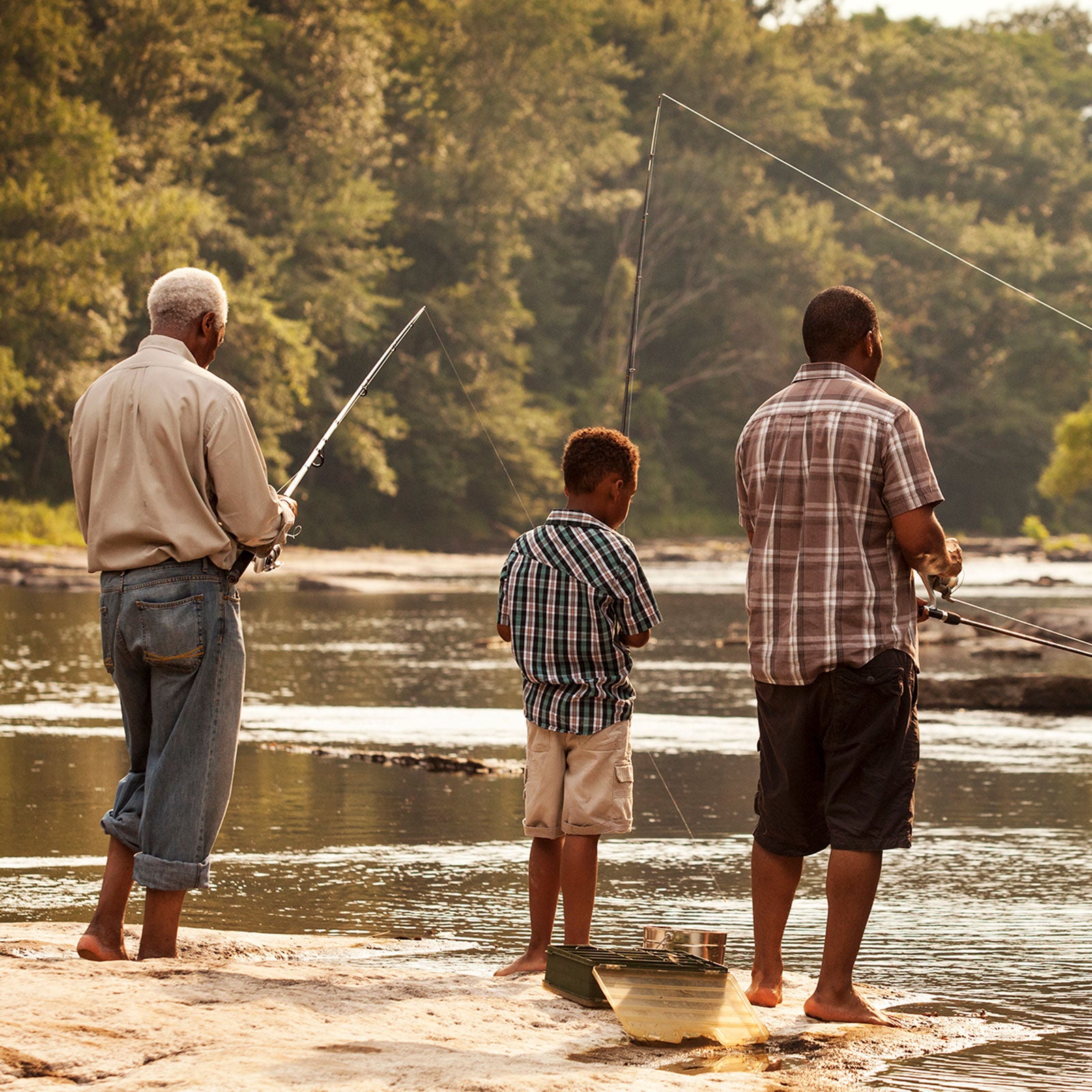 Use of a Fishing Rod