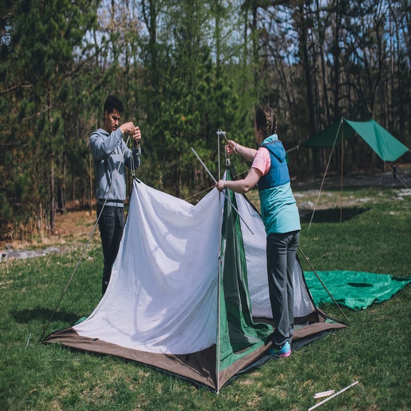 Pitching a Tent