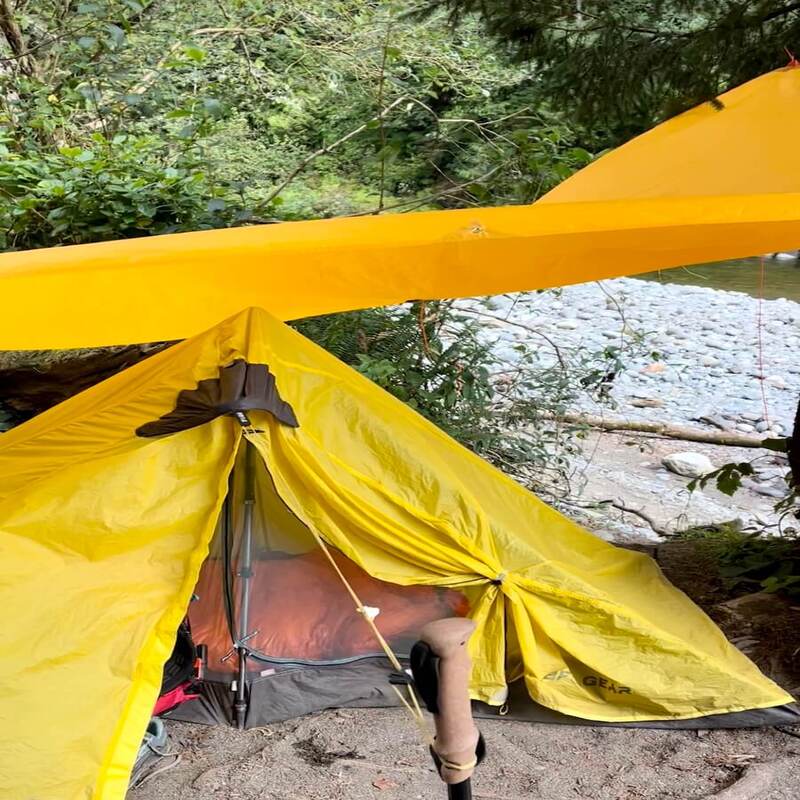 Folding a Tent