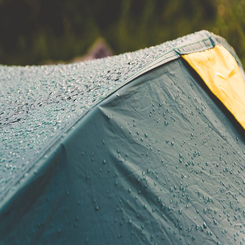 Rain on a Tent