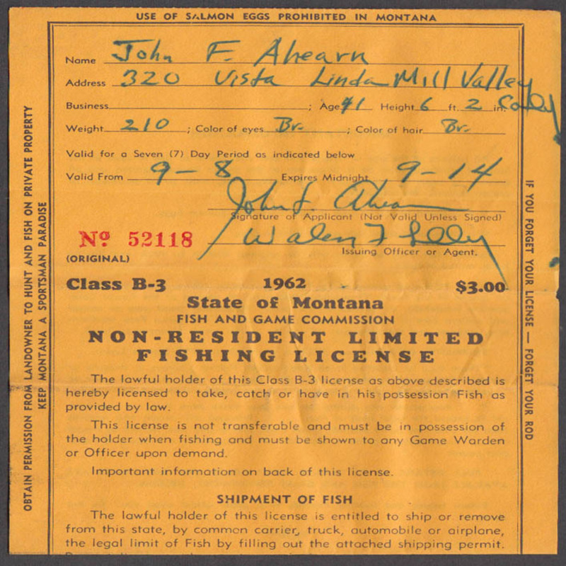 fishing license in montana