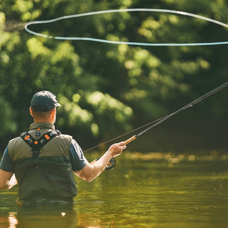 fly fishing man