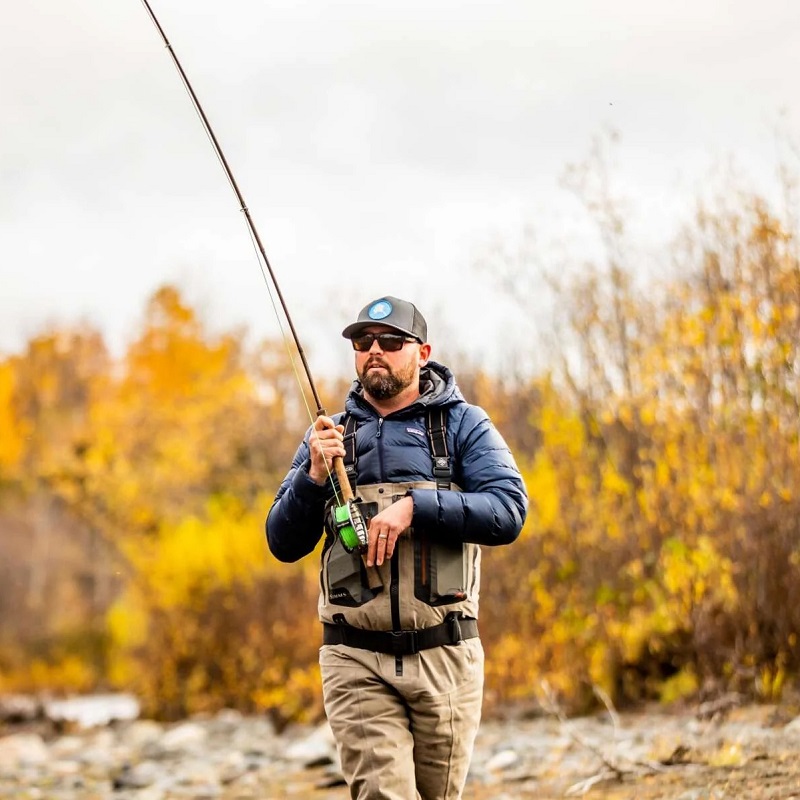 fly fishing man